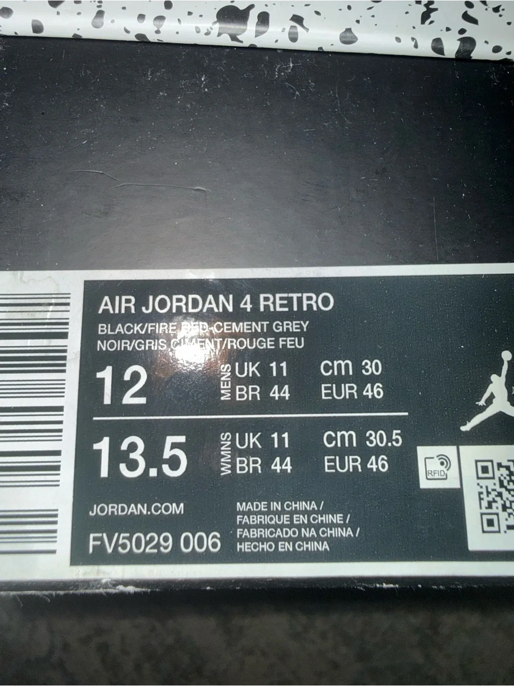 Jordan 4 Retro Bred Reimagined- Black/Red Retro-Style Sneakers